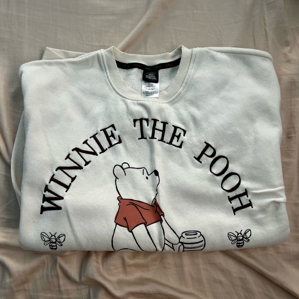 Disney Winnie the Pooh Cream Sweatshirt